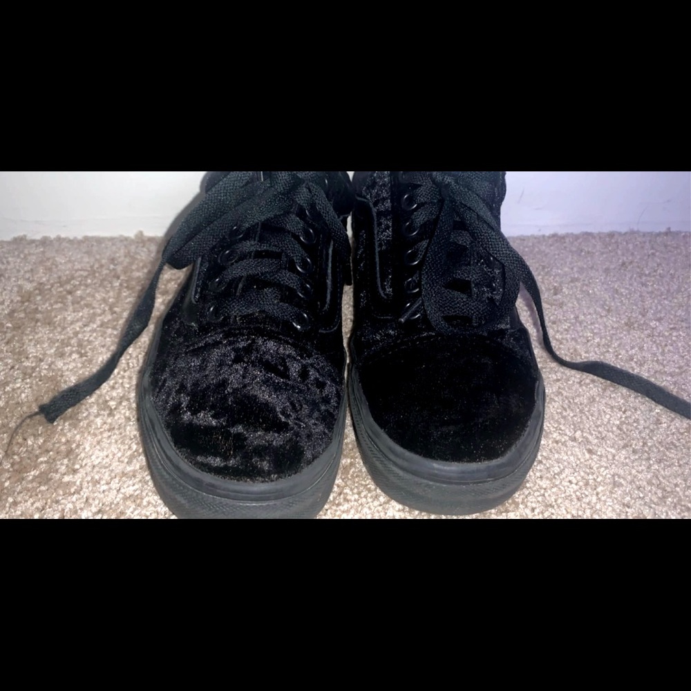 black suede vans